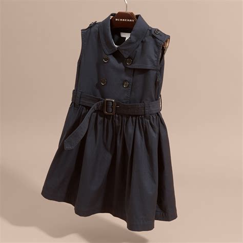 burberry sleeveless stretch cotton trench dress|Burberry Limited.